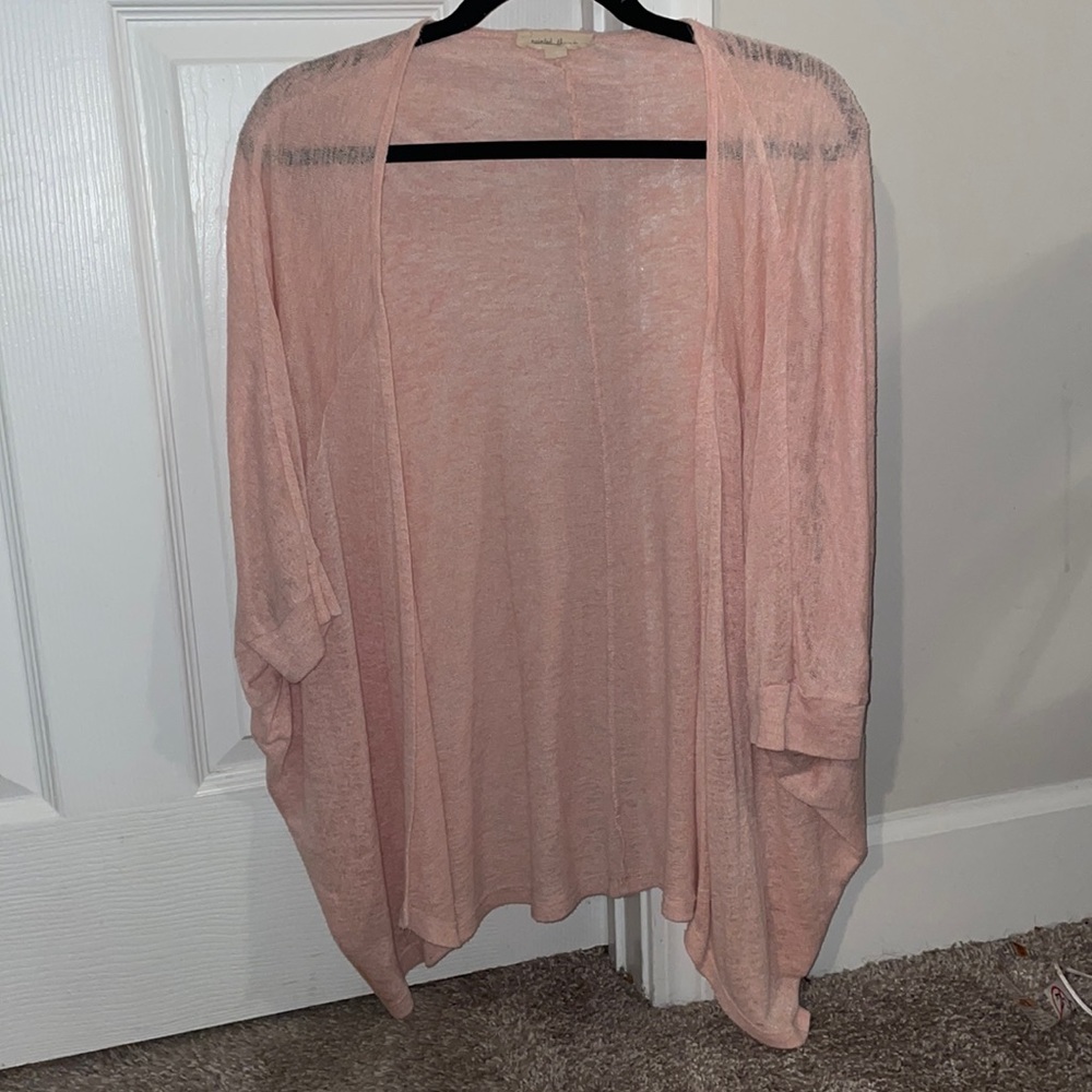 Flowy Light Pink Cardigan